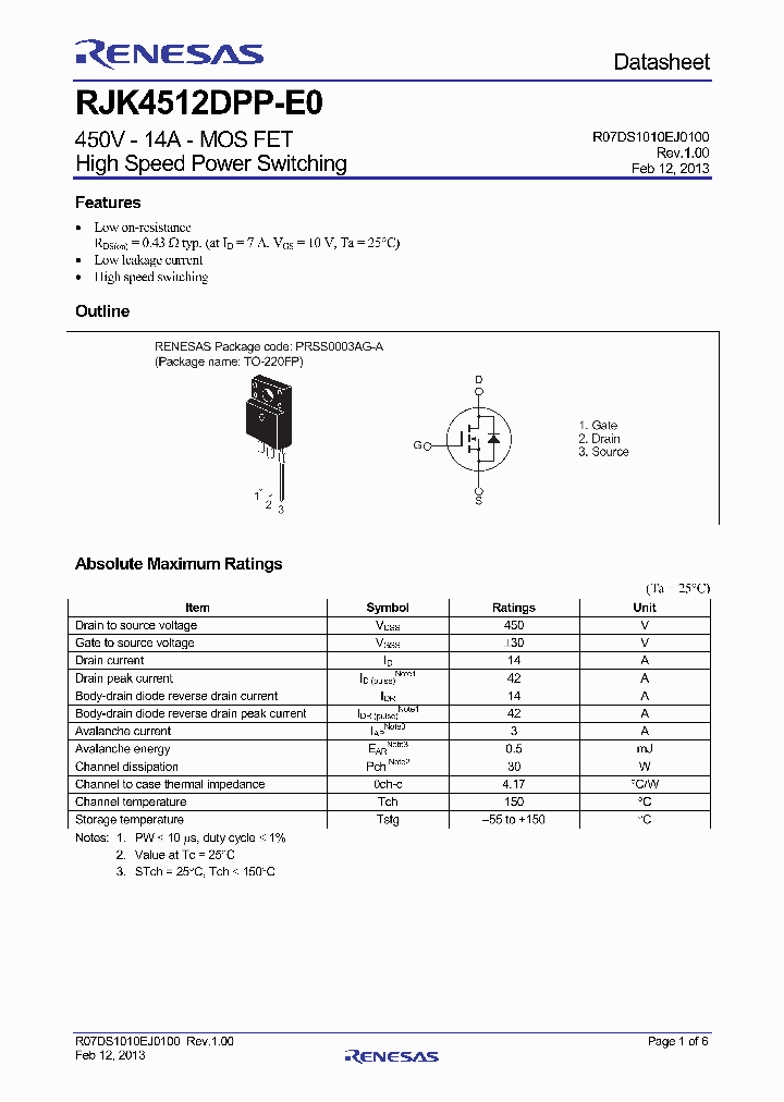 RJK4512DPP-E0-15_8222246.PDF Datasheet