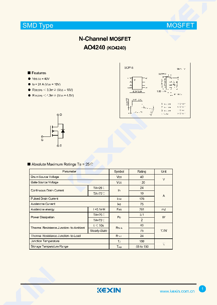 AO4240_8222879.PDF Datasheet