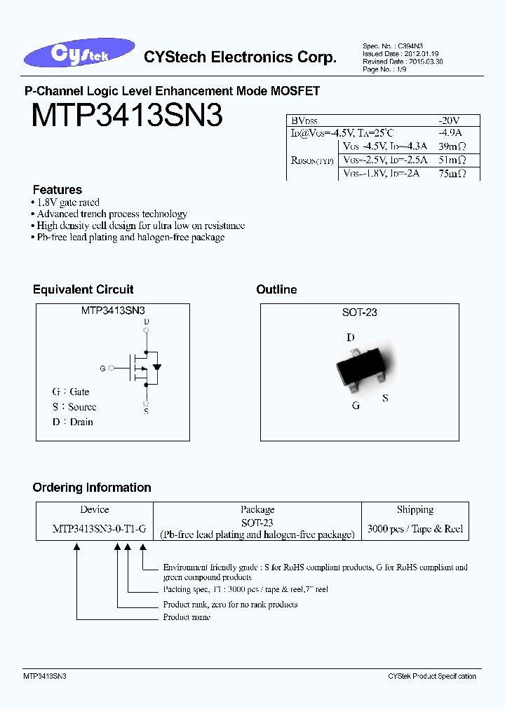 MTP3413SN3_8222855.PDF Datasheet