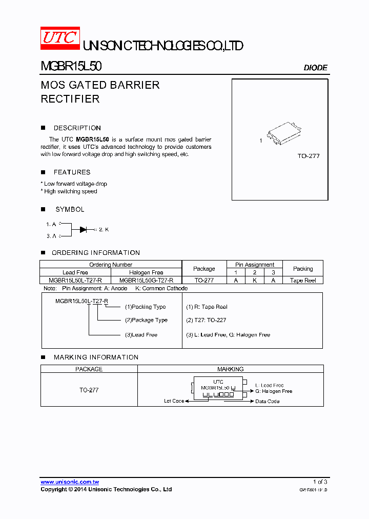 MGBR15L50_8223685.PDF Datasheet