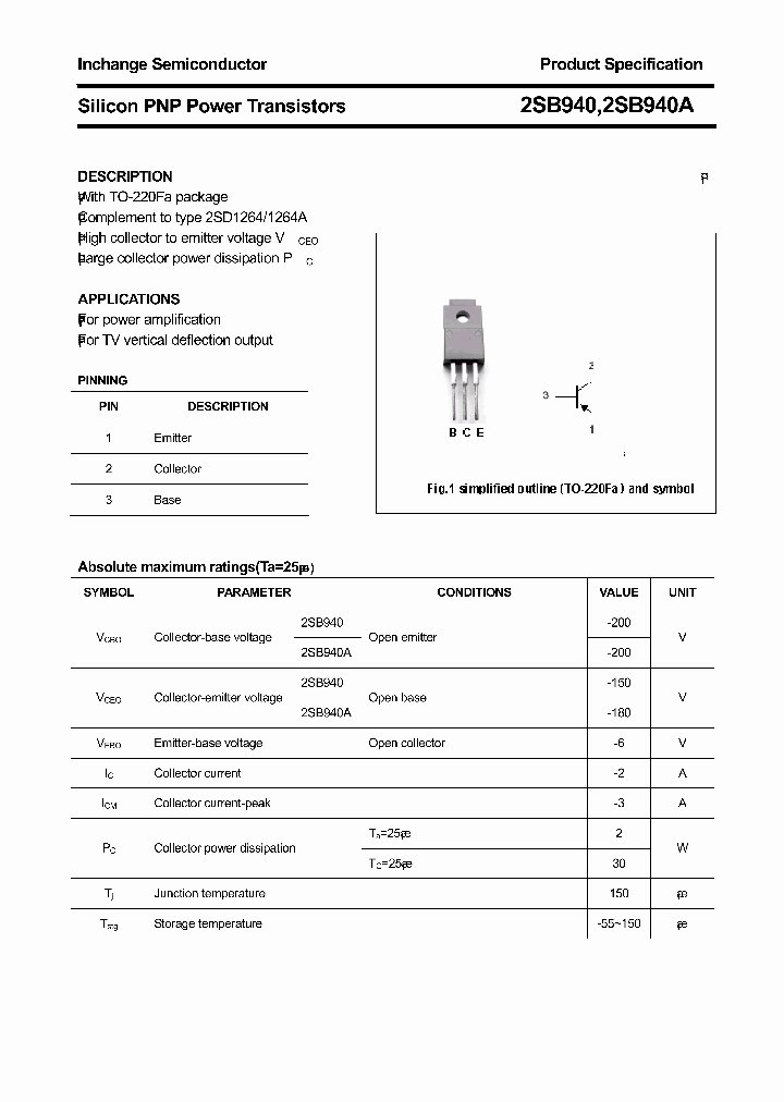 2SB940_8226215.PDF Datasheet