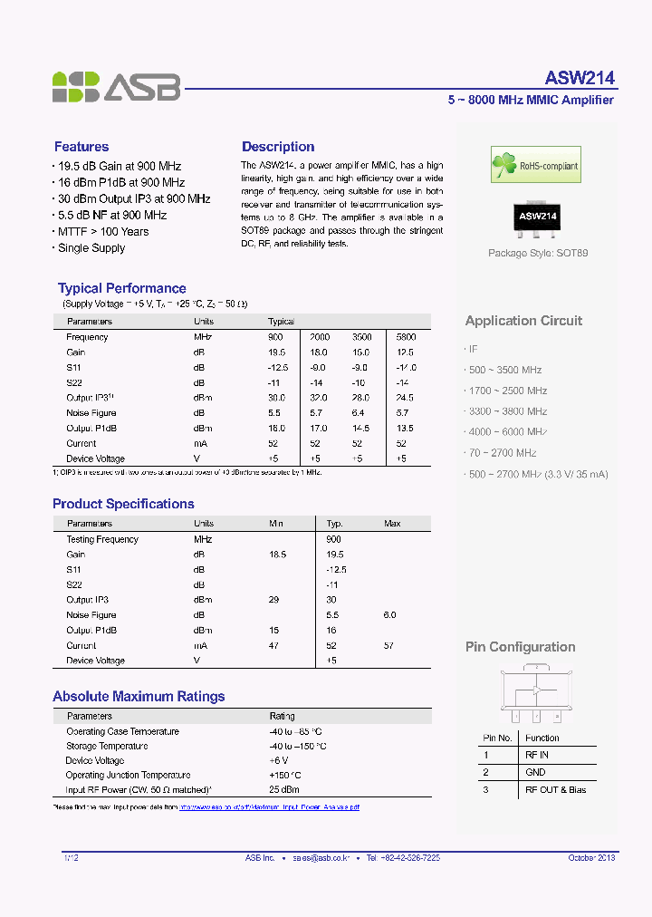 ASW214_8226634.PDF Datasheet