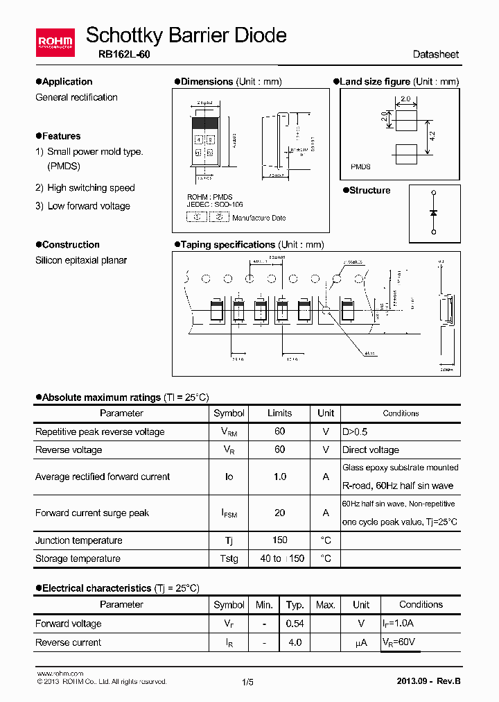 RB162L-60TE25_8229229.PDF Datasheet