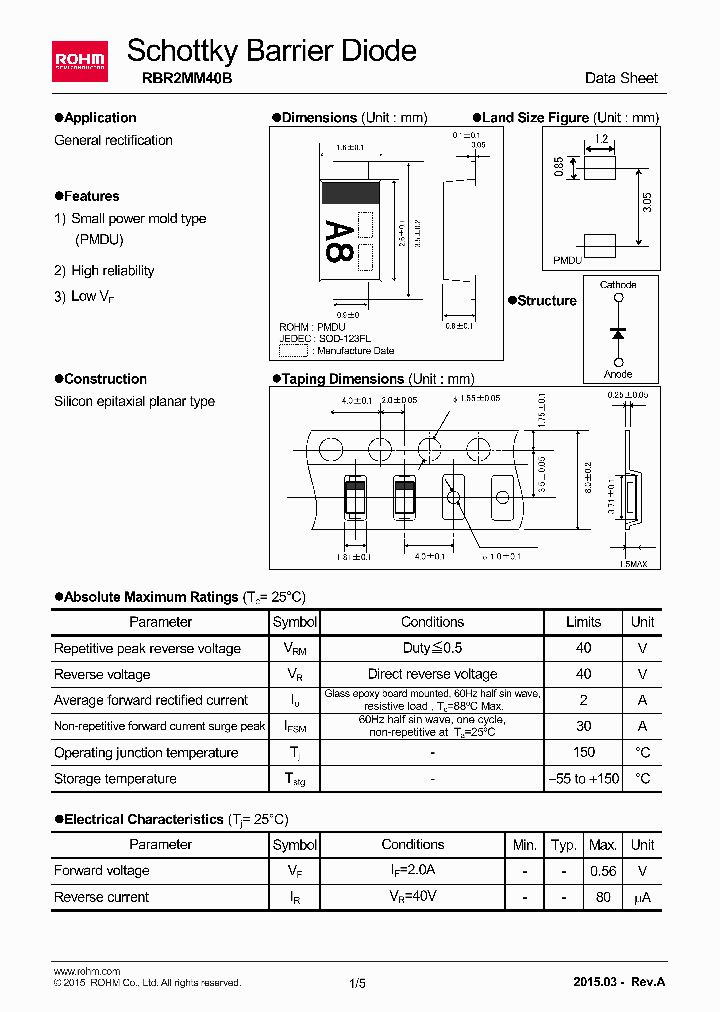 RBR2MM40B_8230126.PDF Datasheet