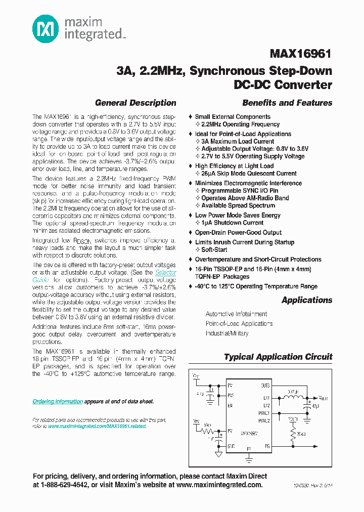 MAX16961_8232947.PDF Datasheet