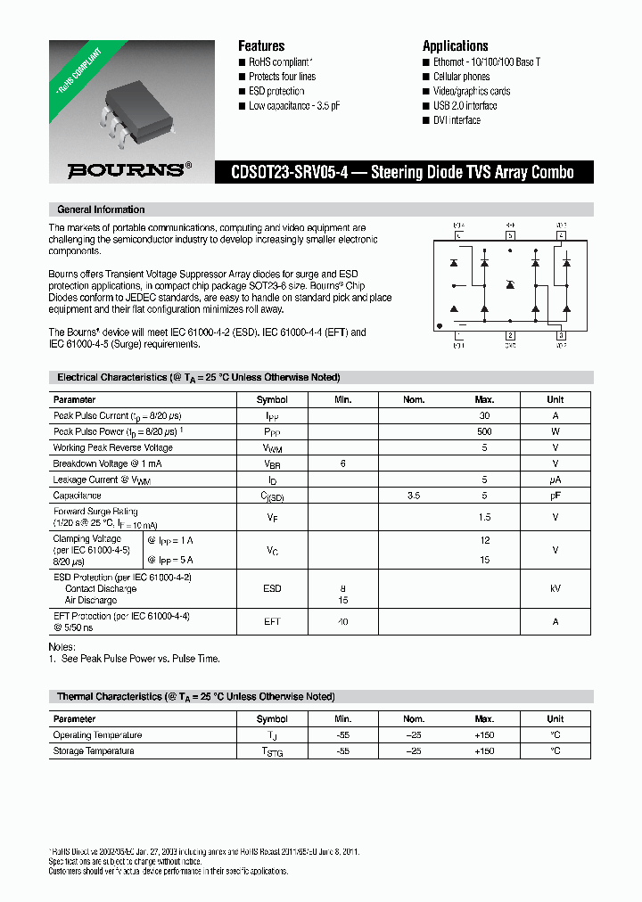 CDSOT23-SRV05-4-12_8234835.PDF Datasheet