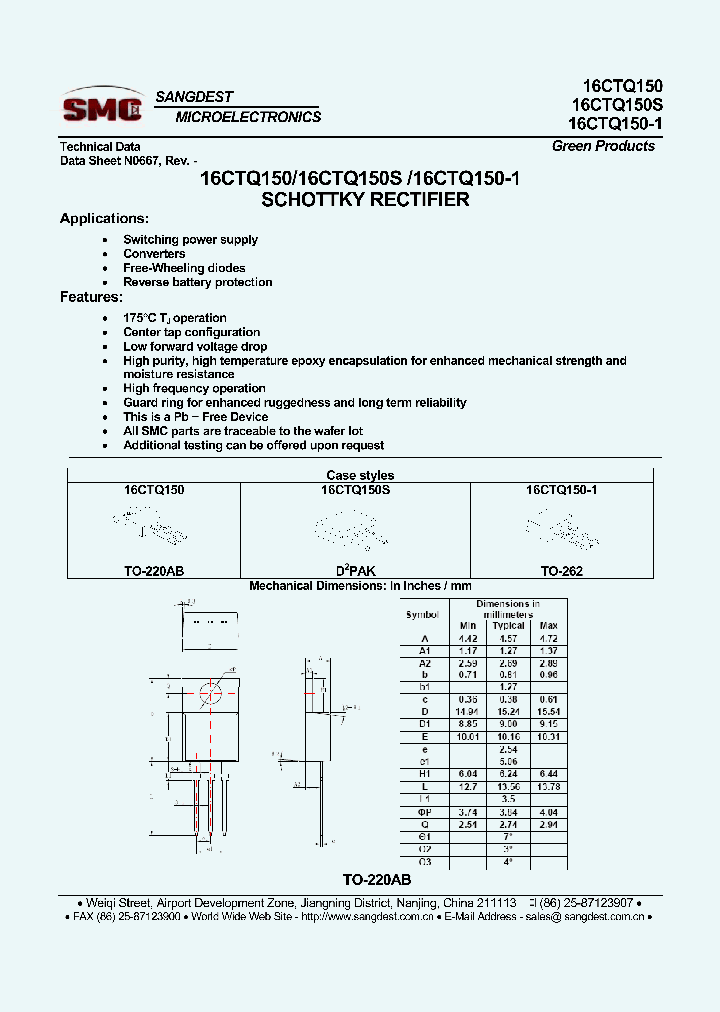 16CTQ150-1_8235966.PDF Datasheet