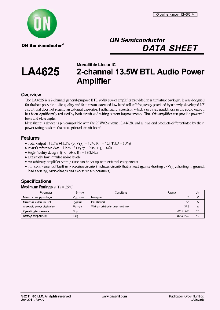 LA4625-E_8237817.PDF Datasheet