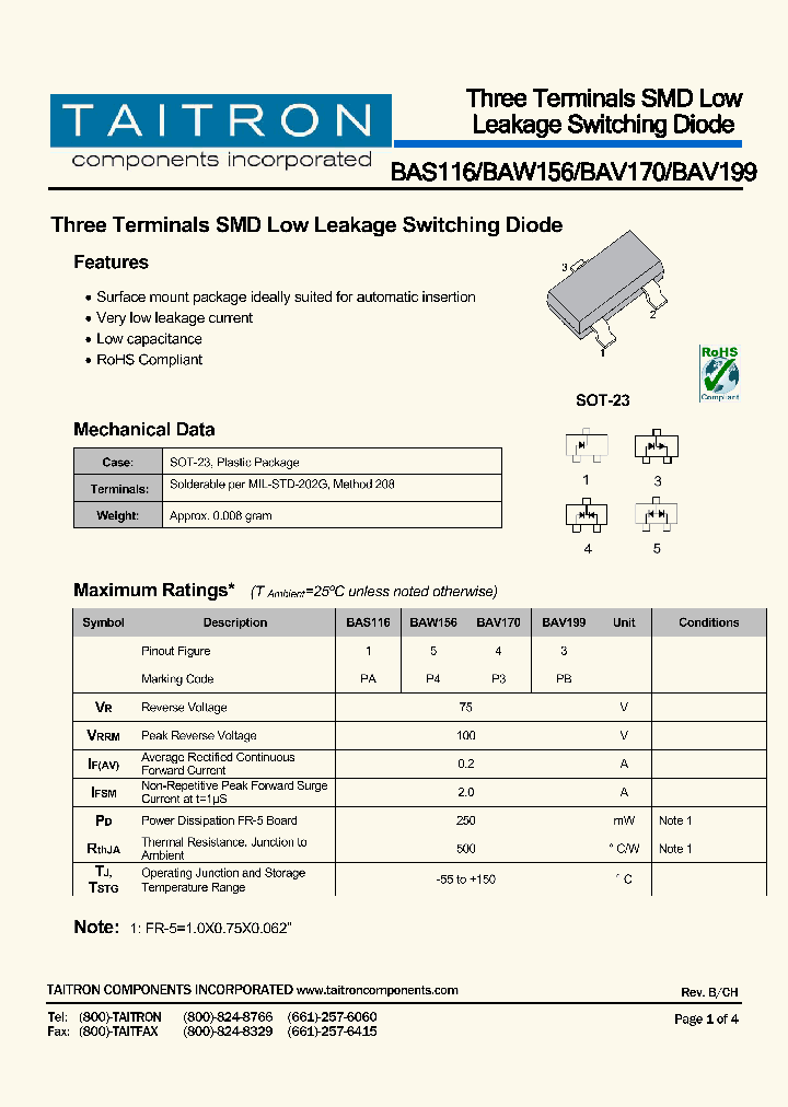 BAV199_8238232.PDF Datasheet