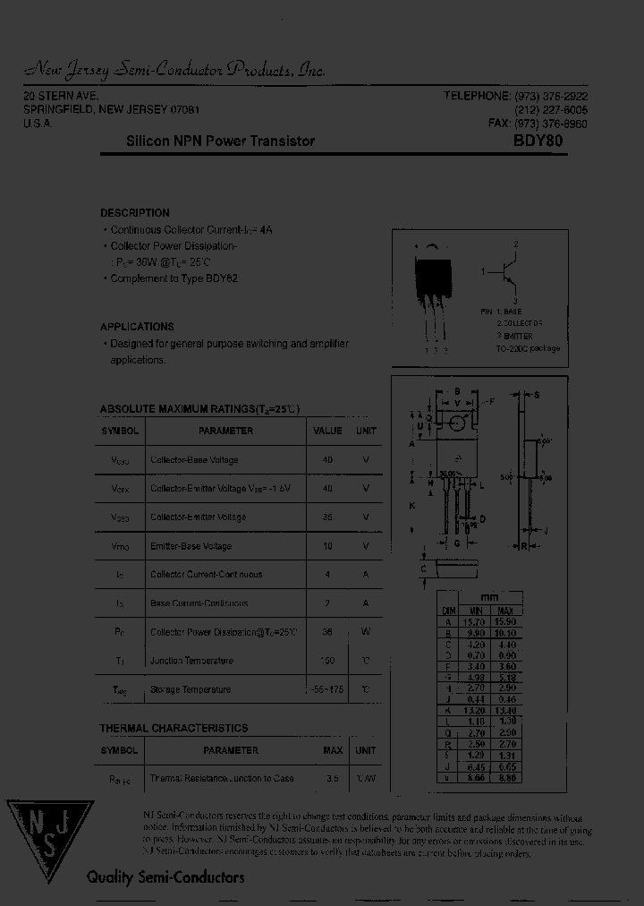 BDY80_8241552.PDF Datasheet