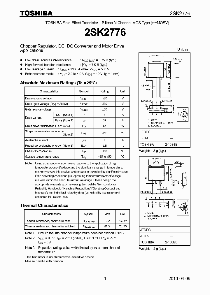 2SK2776-10_8244385.PDF Datasheet