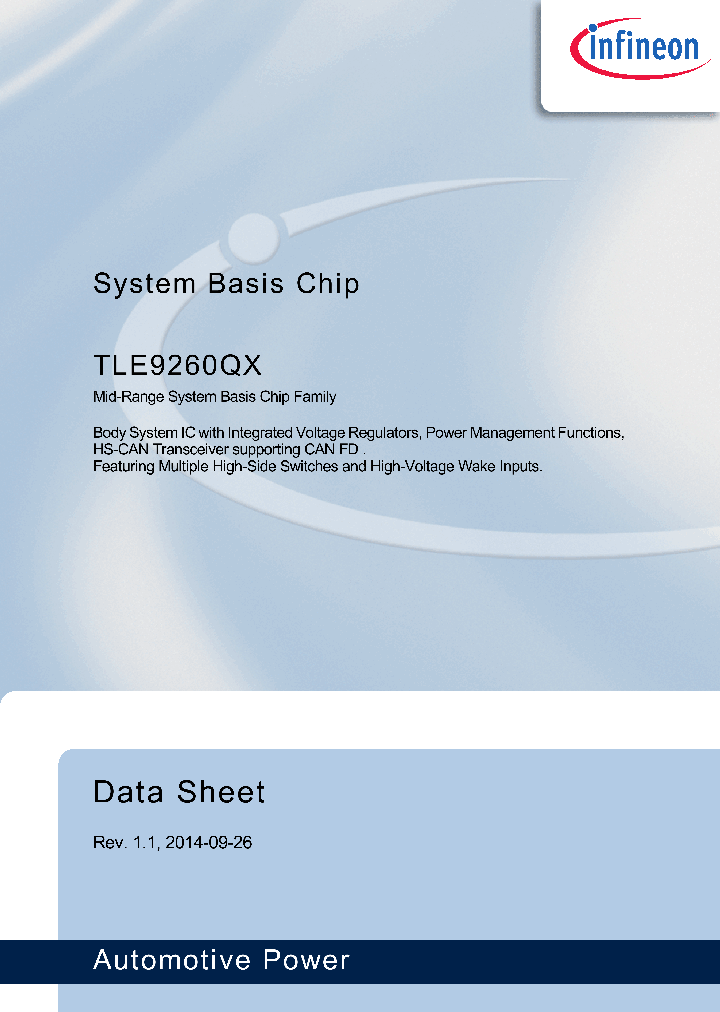 TLE9260QX_8248671.PDF Datasheet