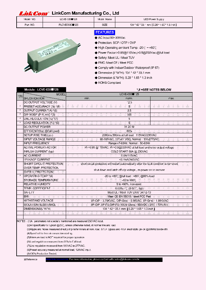 LCVE-030X125_8249637.PDF Datasheet