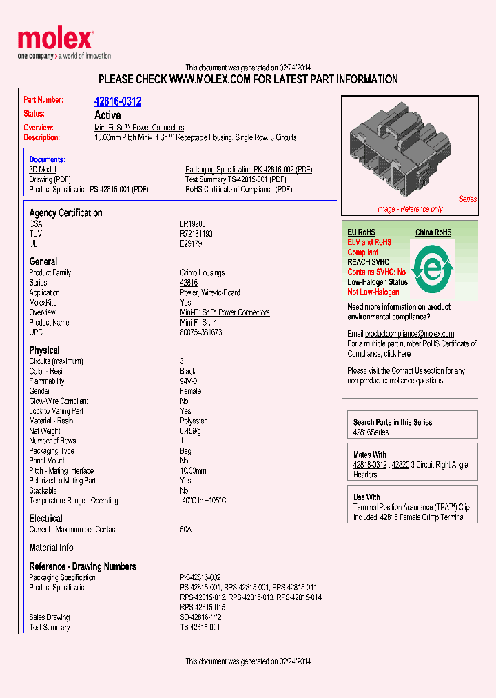 42816-0312_8256315.PDF Datasheet