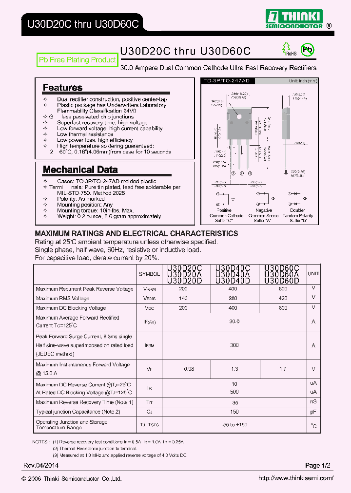 U30D20C_7860211.PDF Datasheet