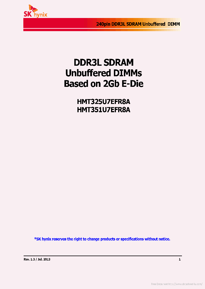 HMT325U7EFR8A_7864544.PDF Datasheet