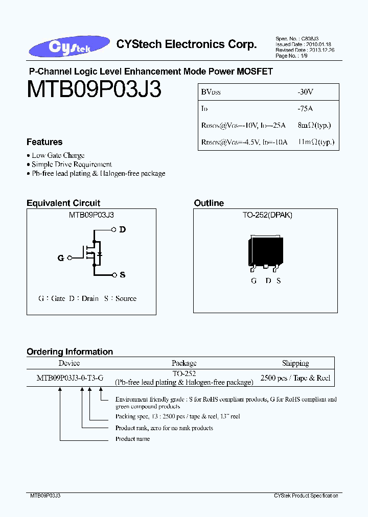MTB09P03J3_8257798.PDF Datasheet
