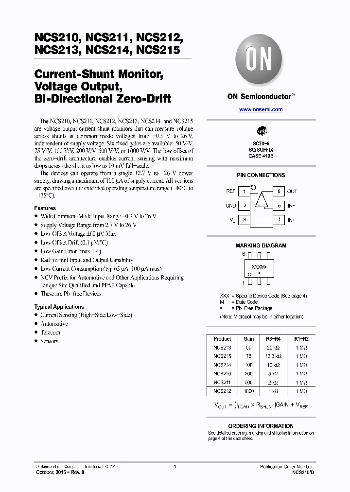 NCS210_8261555.PDF Datasheet