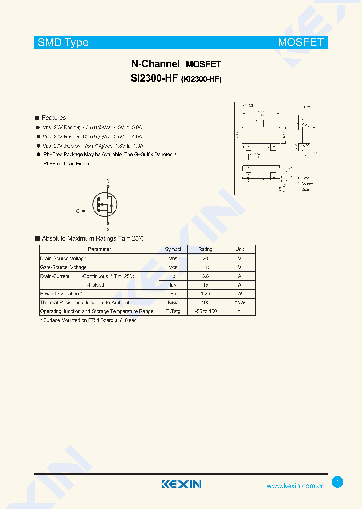 SI2300-HF_8276830.PDF Datasheet