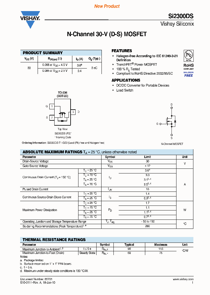 SI2300DS-T1-GE3_8276833.PDF Datasheet