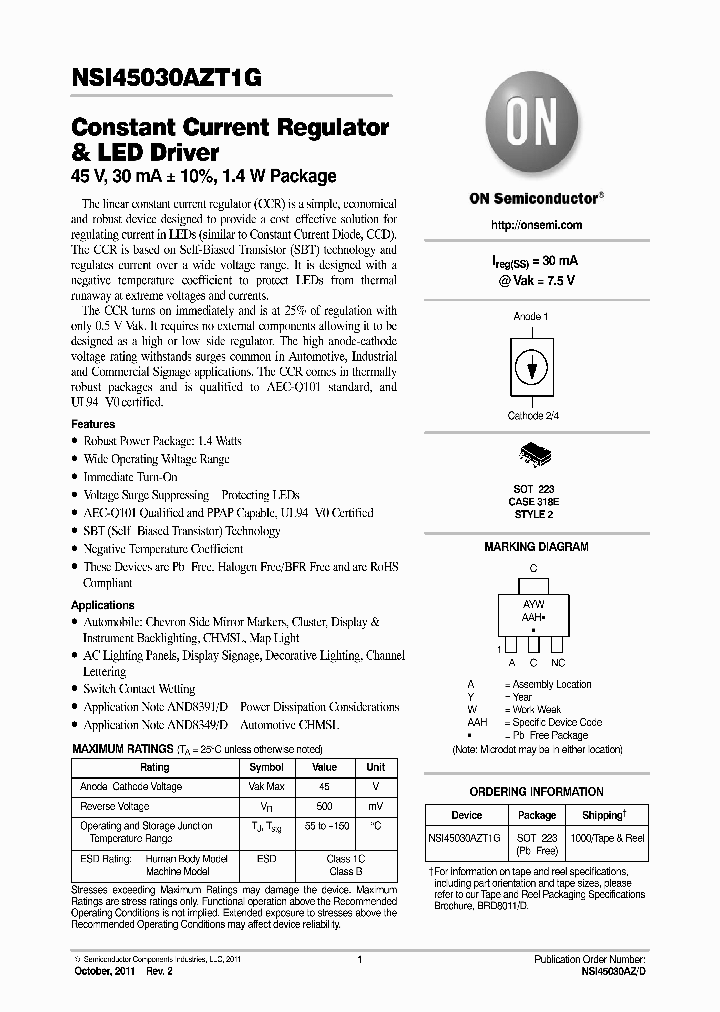 NSI45030AZ_8281487.PDF Datasheet