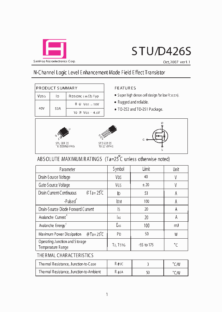 STUD426S_8281940.PDF Datasheet