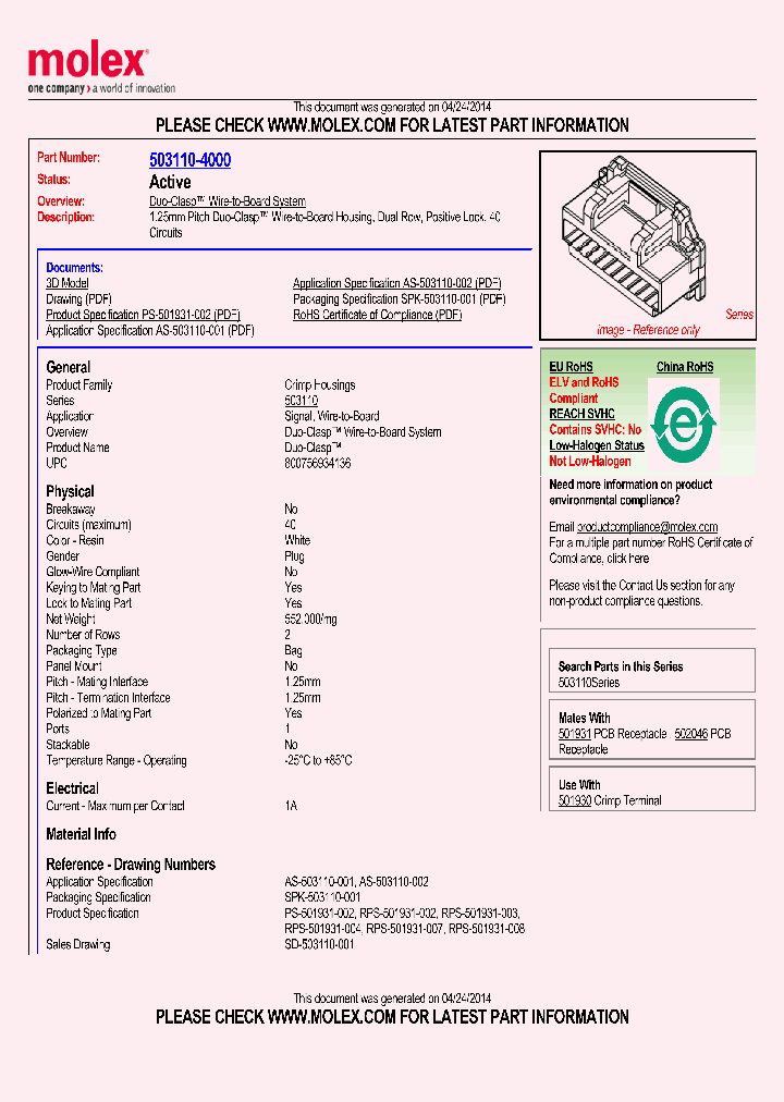 503110-4000_8281959.PDF Datasheet