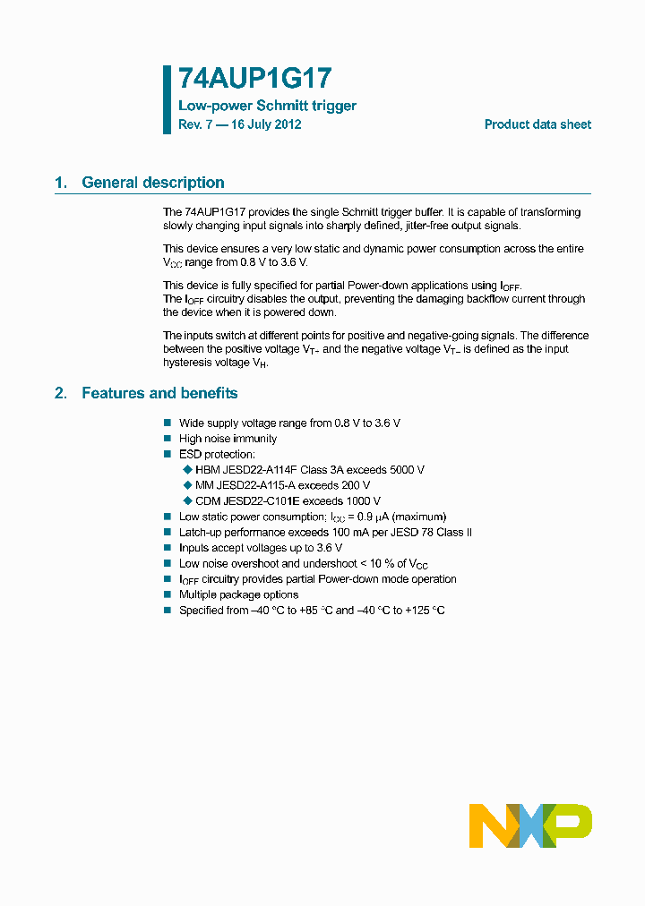 74AUP1G17GN_8282035.PDF Datasheet