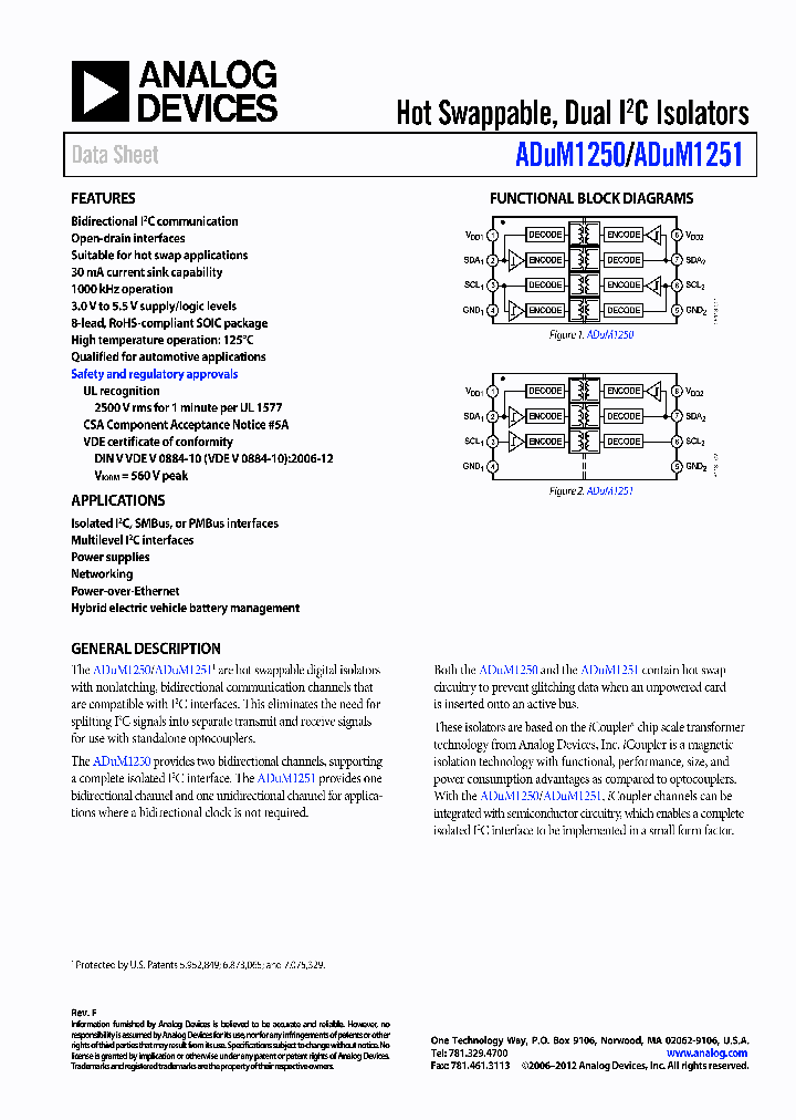 ADUM1250_8283213.PDF Datasheet