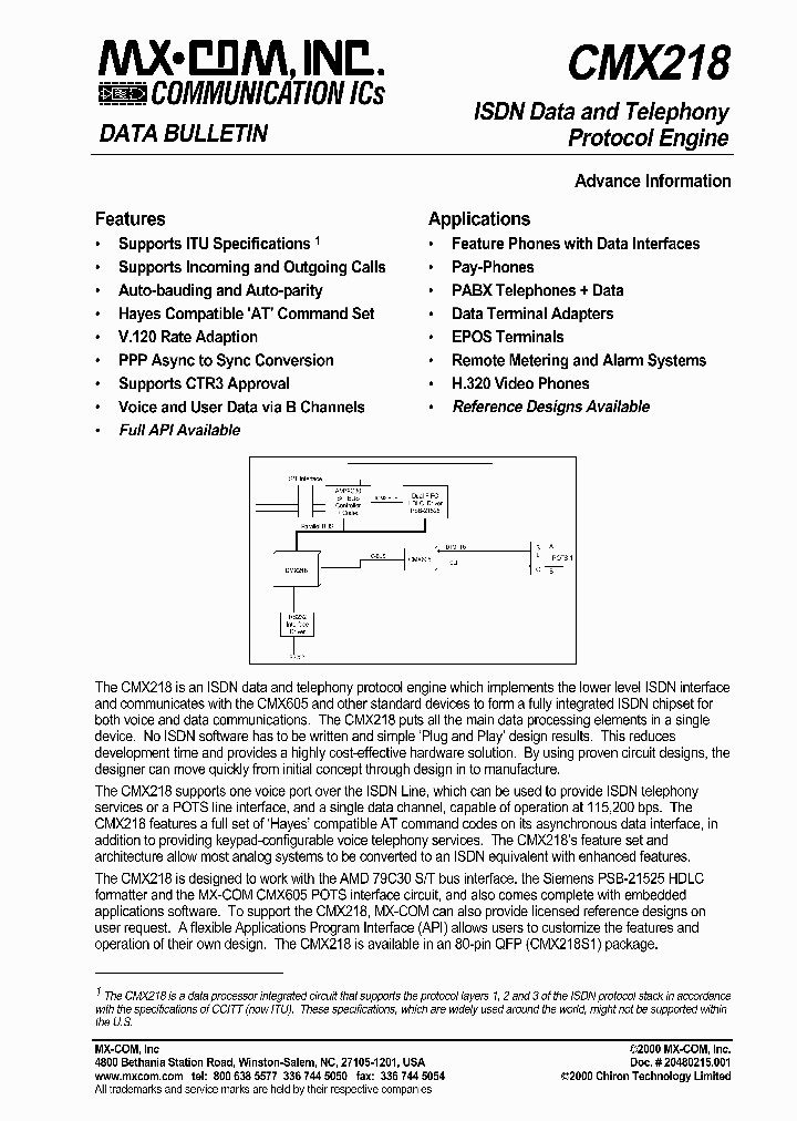 CMX218S1_8282748.PDF Datasheet