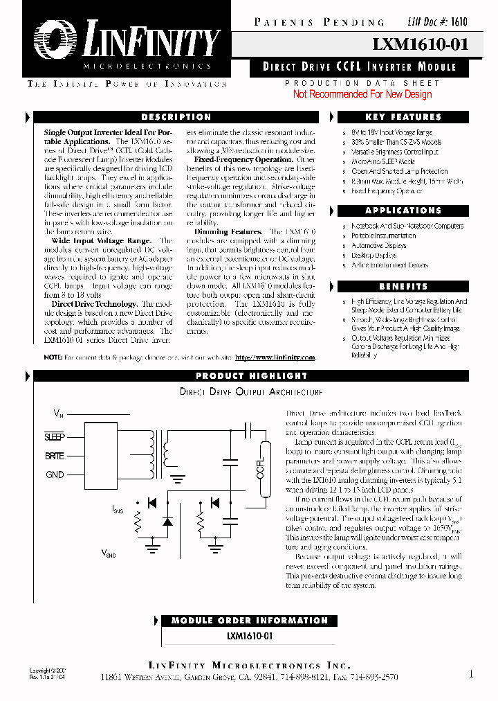 LXM1610-01_8285320.PDF Datasheet