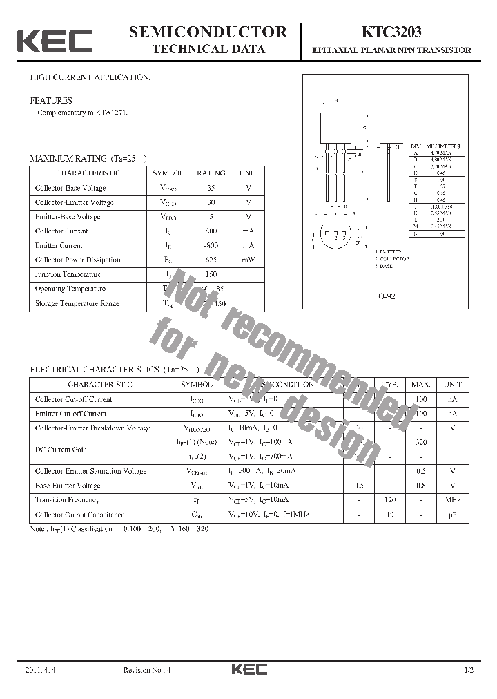 KTC3203-15_8286043.PDF Datasheet