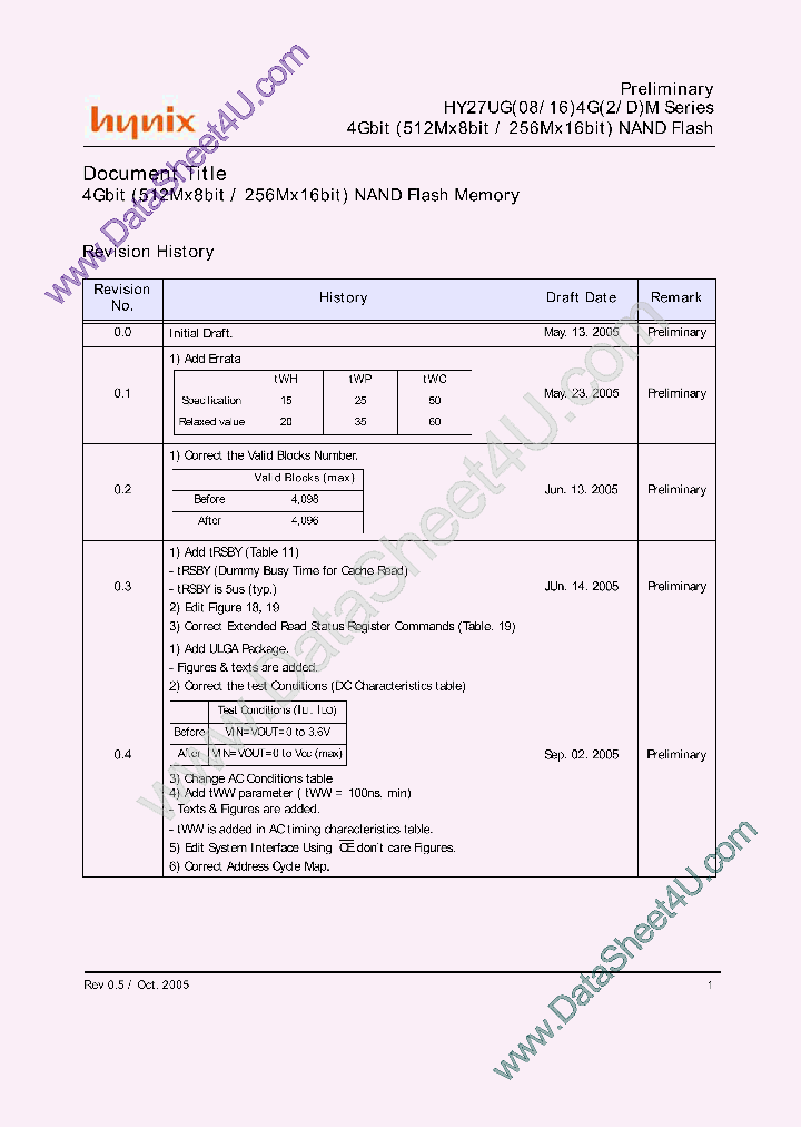 HY27UG164G2D_7894881.PDF Datasheet