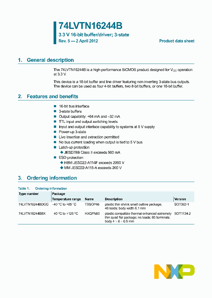 74LVTN16244BBX_8287506.PDF Datasheet