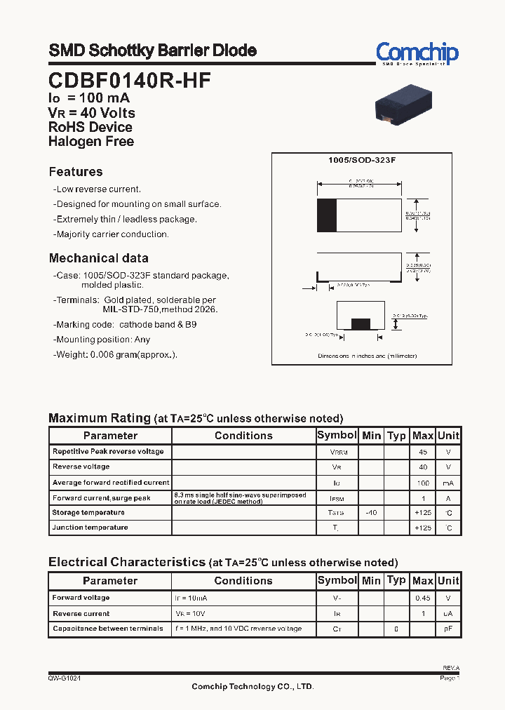 CDBF0140R-HF_8288162.PDF Datasheet