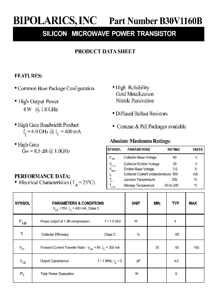 B30V1160B_8289550.PDF Datasheet