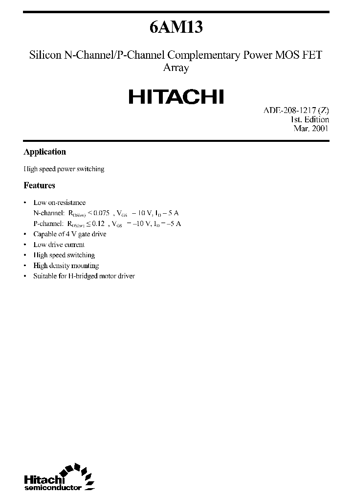 6AM13NCHPCH_8292566.PDF Datasheet