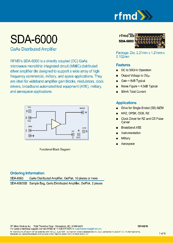 SDA-6000_8293175.PDF Datasheet