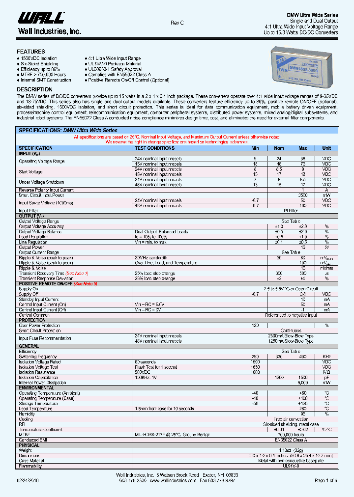 DMW24S15-1000_8293406.PDF Datasheet