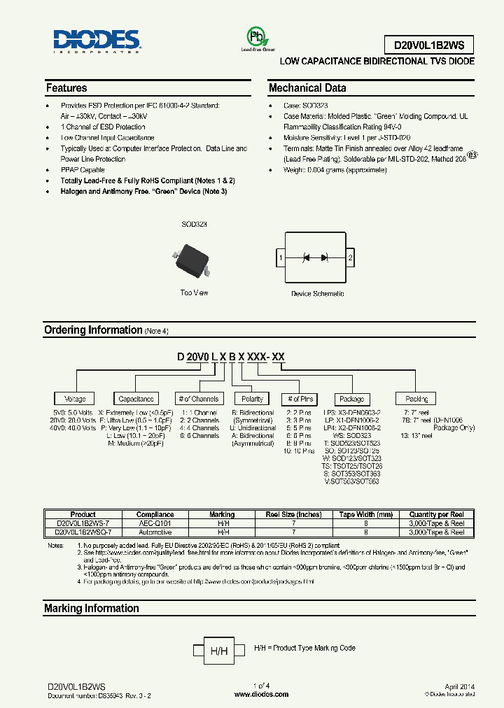 D20V0L1B2WS_8294791.PDF Datasheet