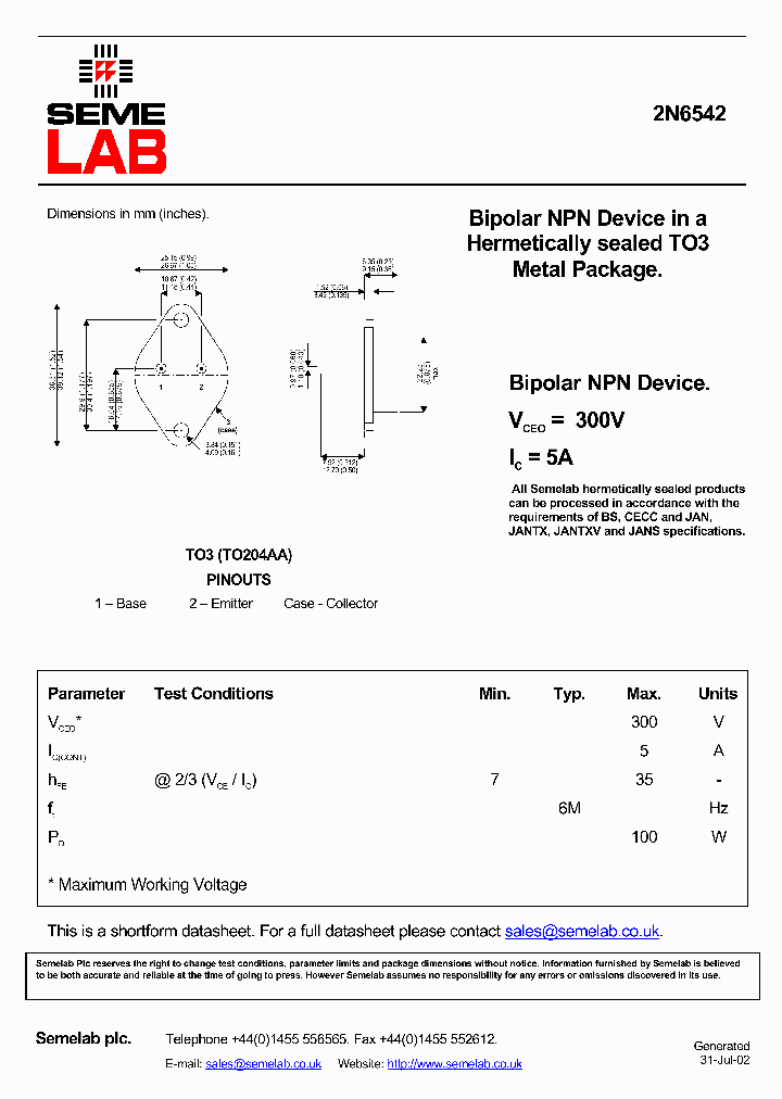 2N6542_8297123.PDF Datasheet