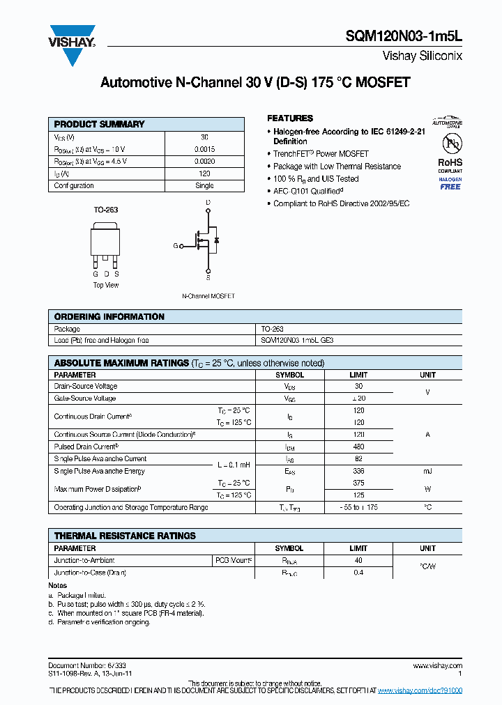 SQM120N031M5L-15_8300341.PDF Datasheet