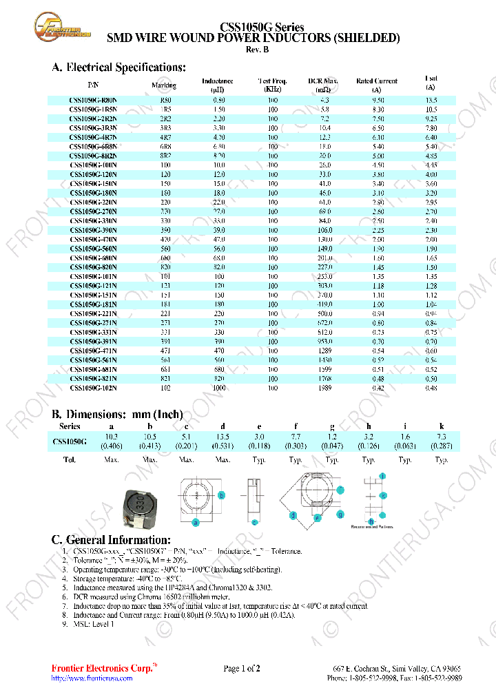 CSS1050G-100N_8302801.PDF Datasheet