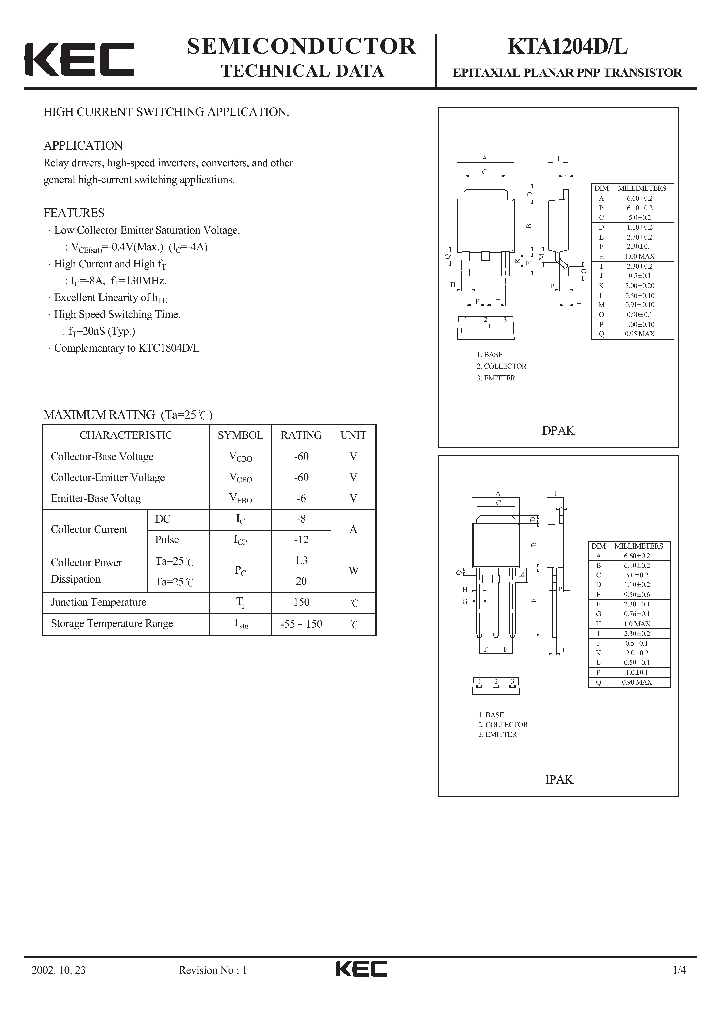 KTA1204D_8303543.PDF Datasheet