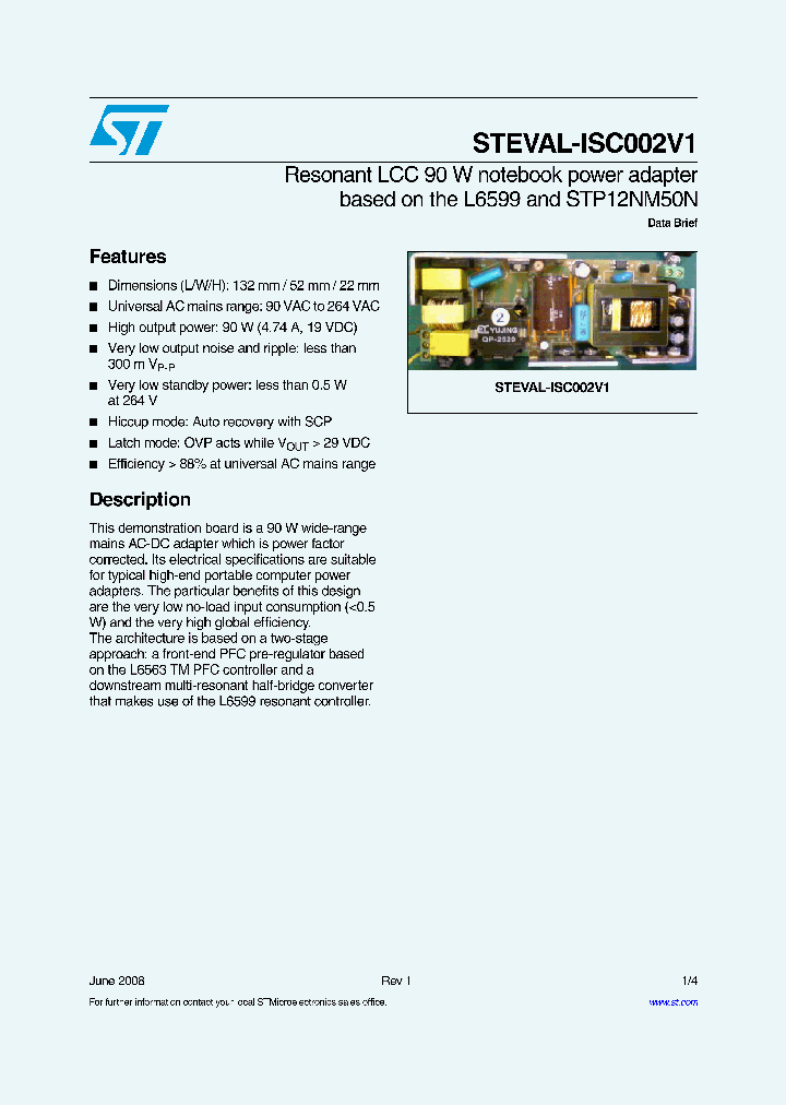 STEVAL-ISC002V1_8304971.PDF Datasheet