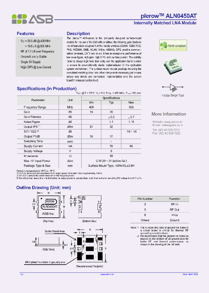 ALN0450AT-13_8307780.PDF Datasheet