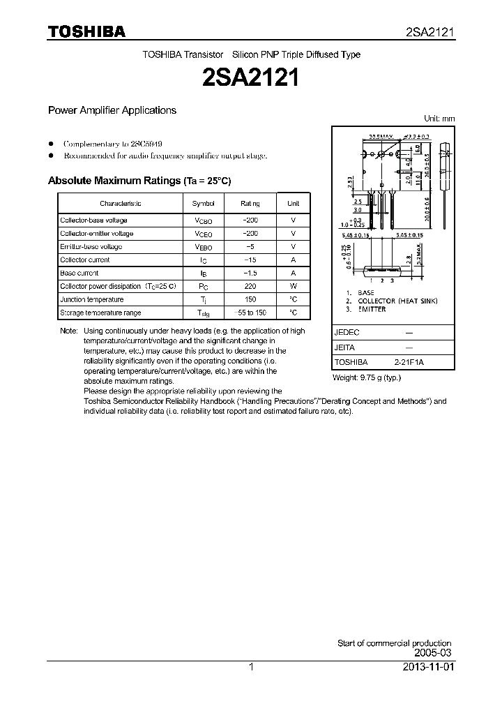 2SA2121_8310830.PDF Datasheet