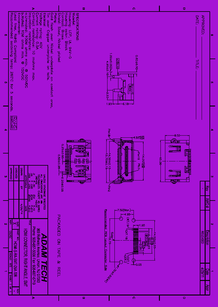HDMI-S-RA-SMT-05A-TR_8311896.PDF Datasheet