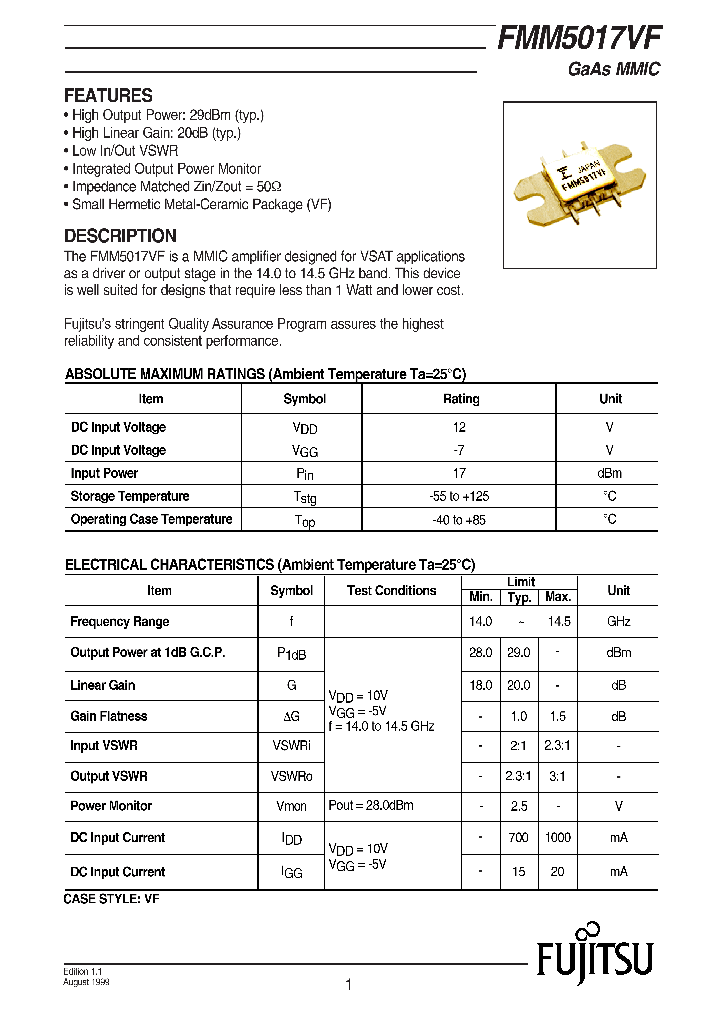 FMM5017VF_8313189.PDF Datasheet