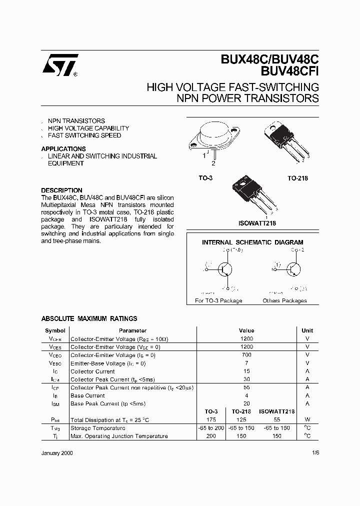 BUV48C_8314276.PDF Datasheet